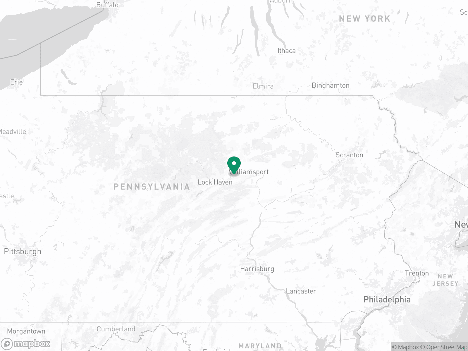 Practice Location Map