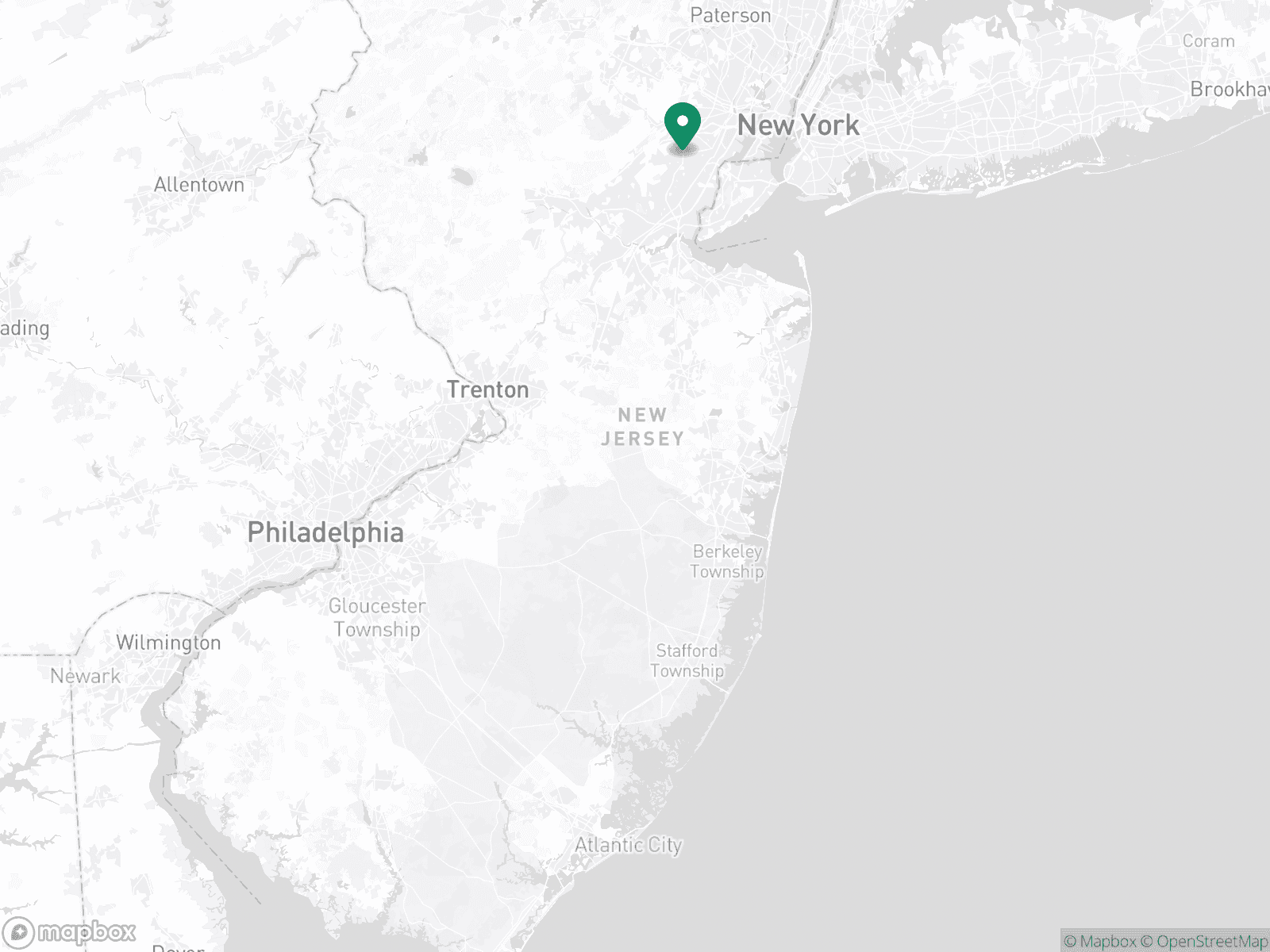 Practice Location Map