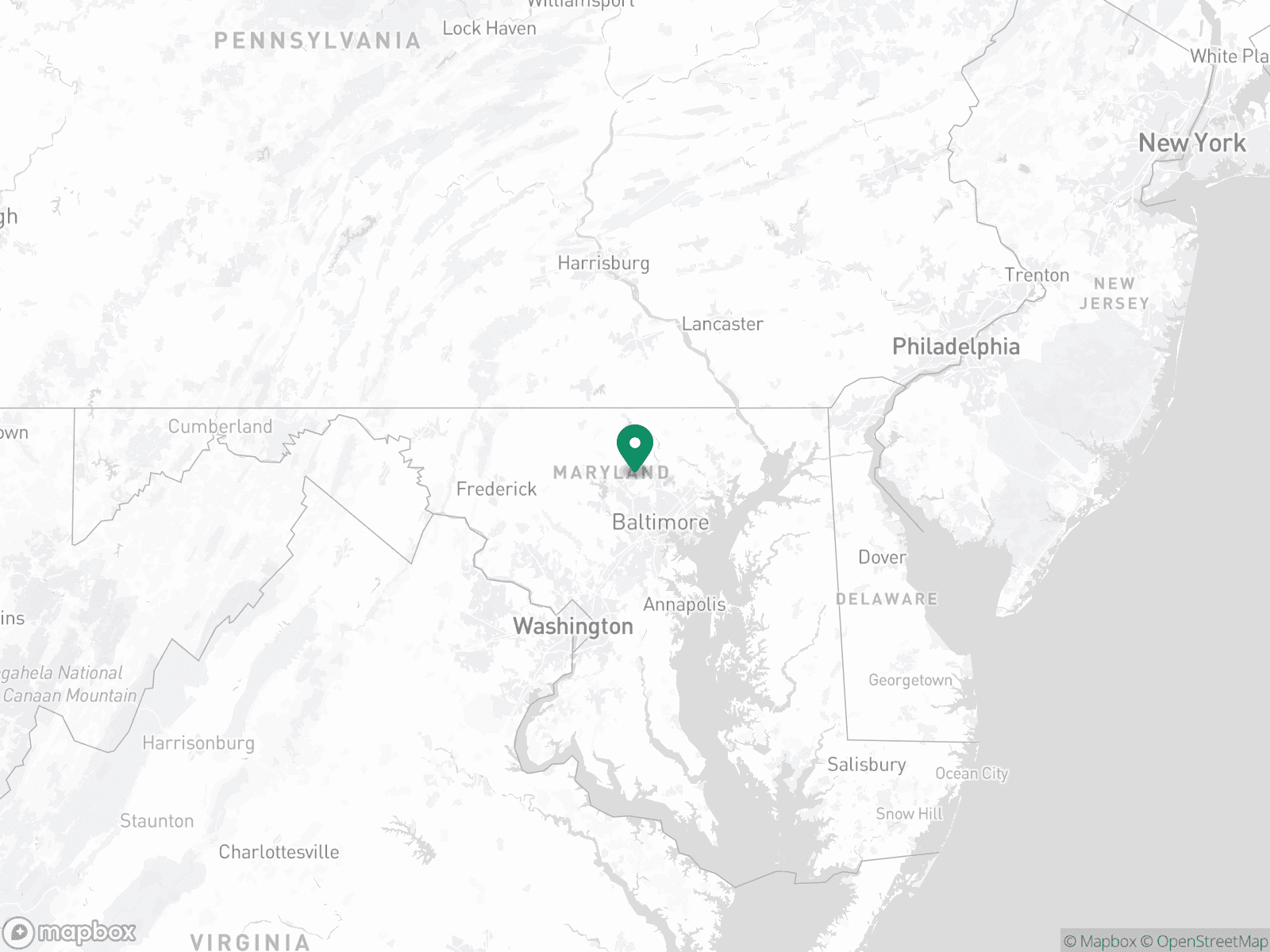 Practice Location Map
