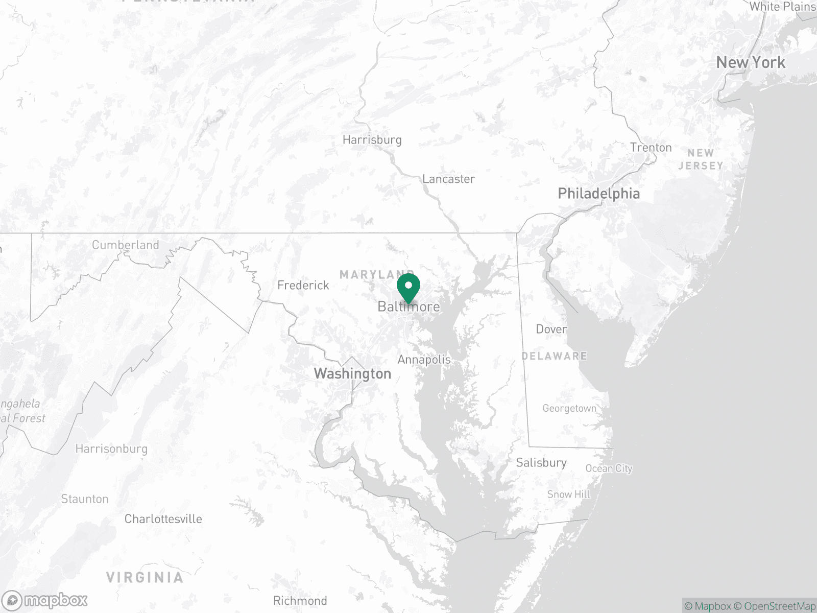 Practice Location Map
