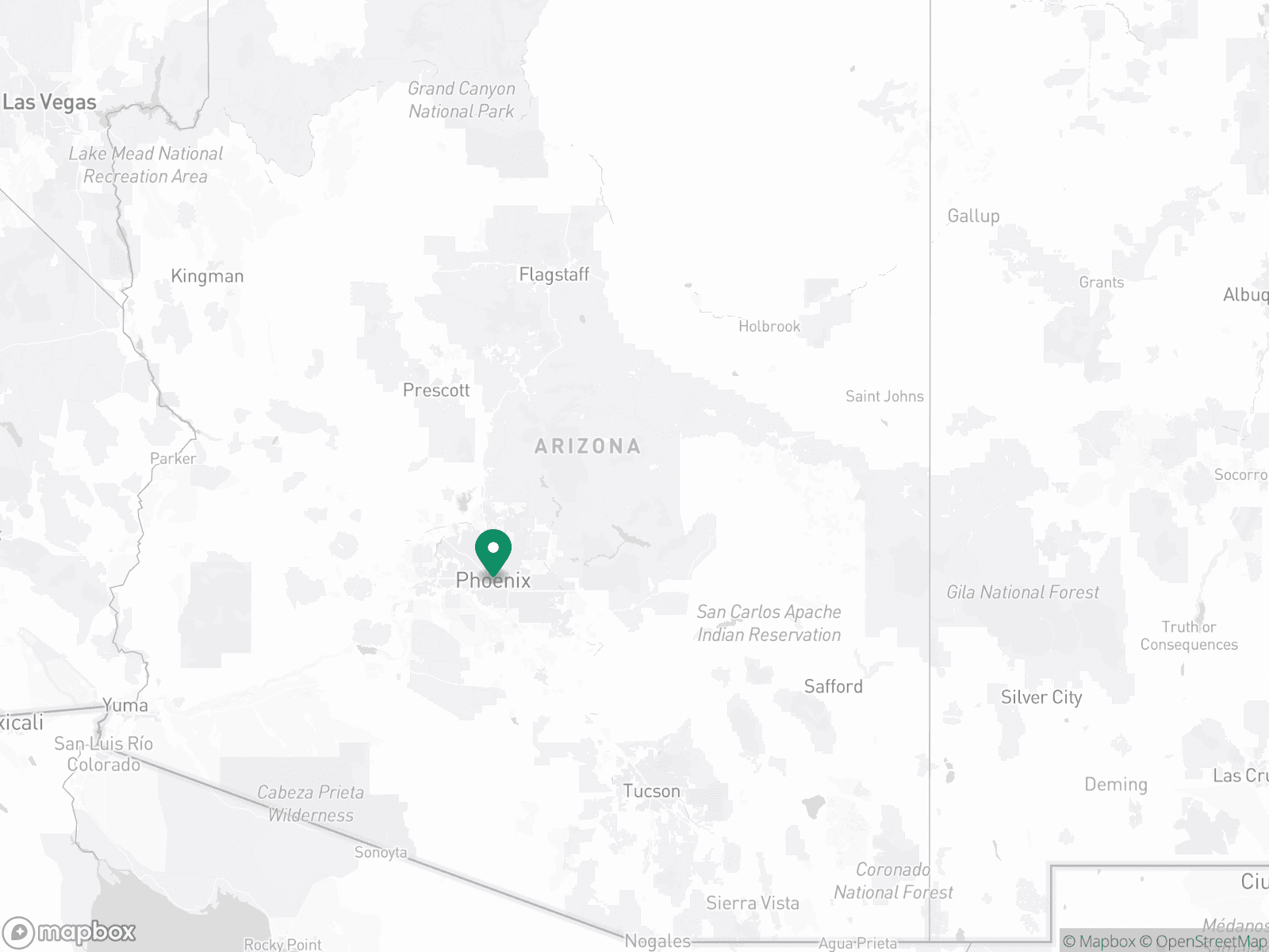 Practice Location Map