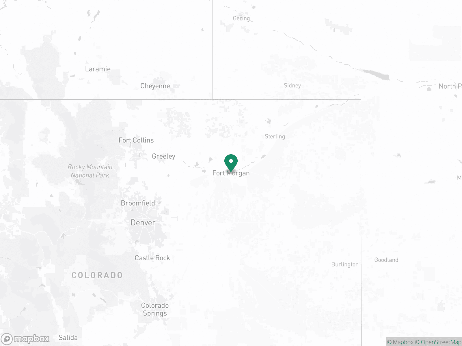 Practice Location Map
