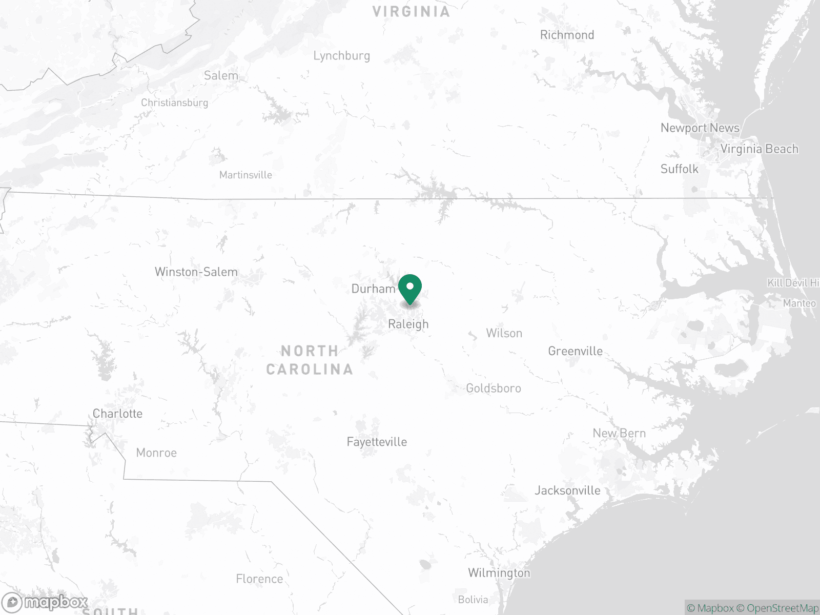 Practice Location Map