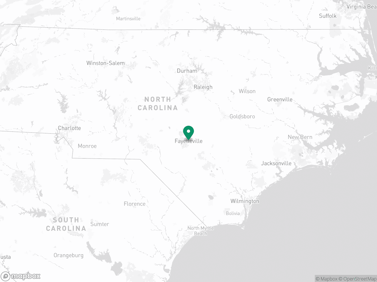 Practice Location Map