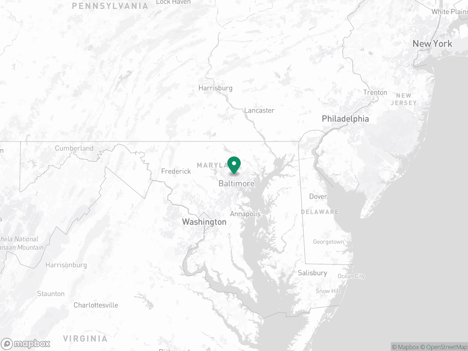 Practice Location Map