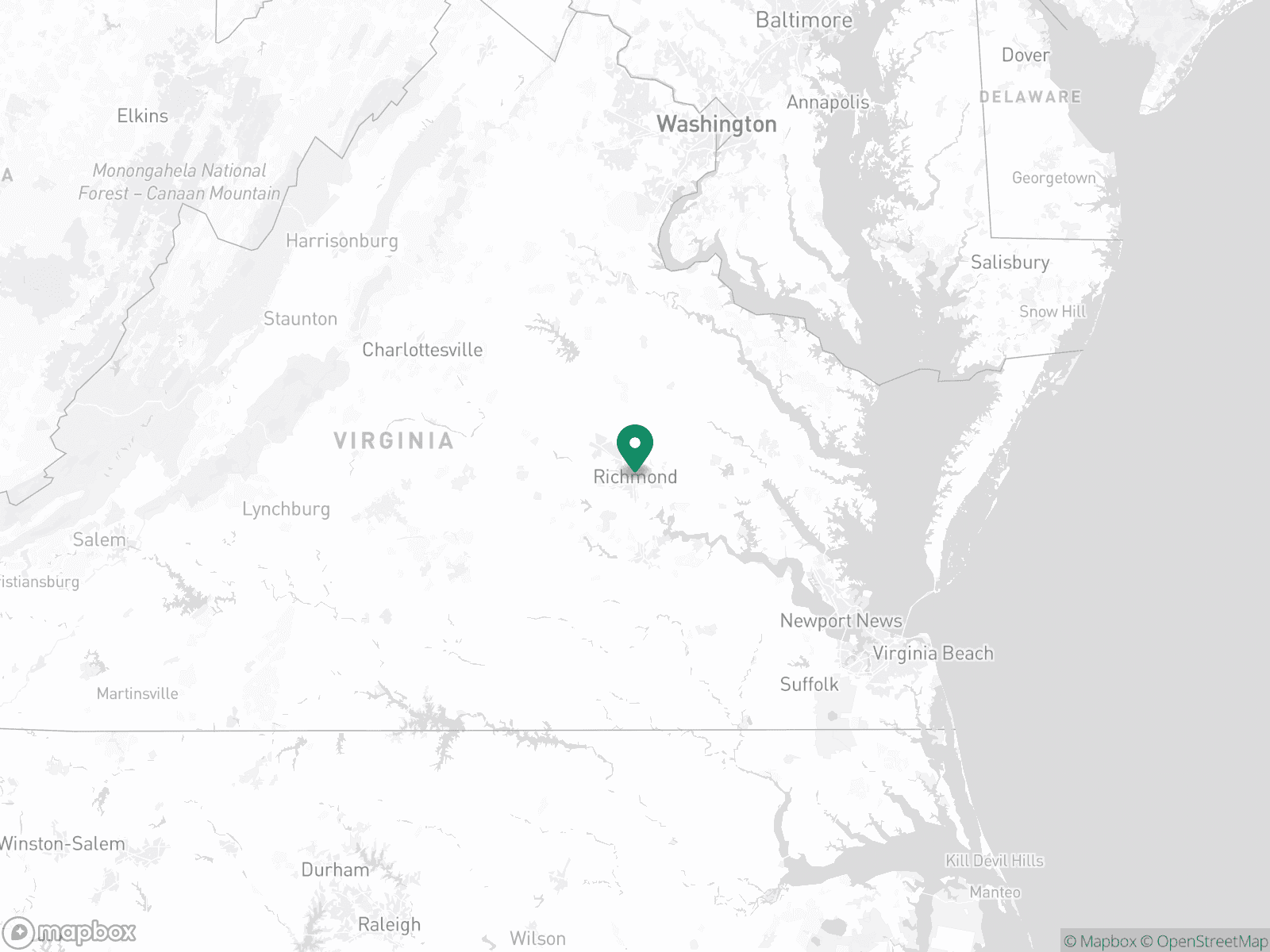 Practice Location Map