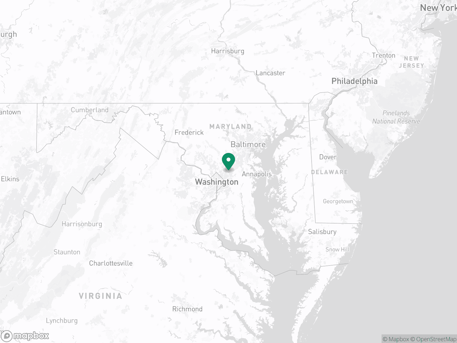 Practice Location Map
