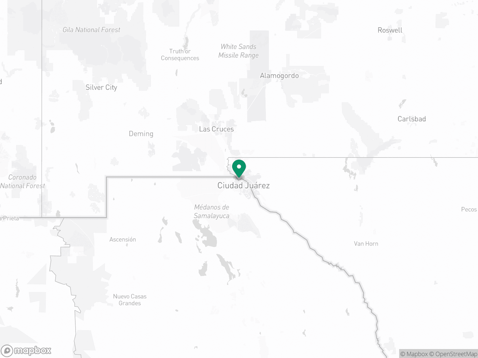 Practice Location Map