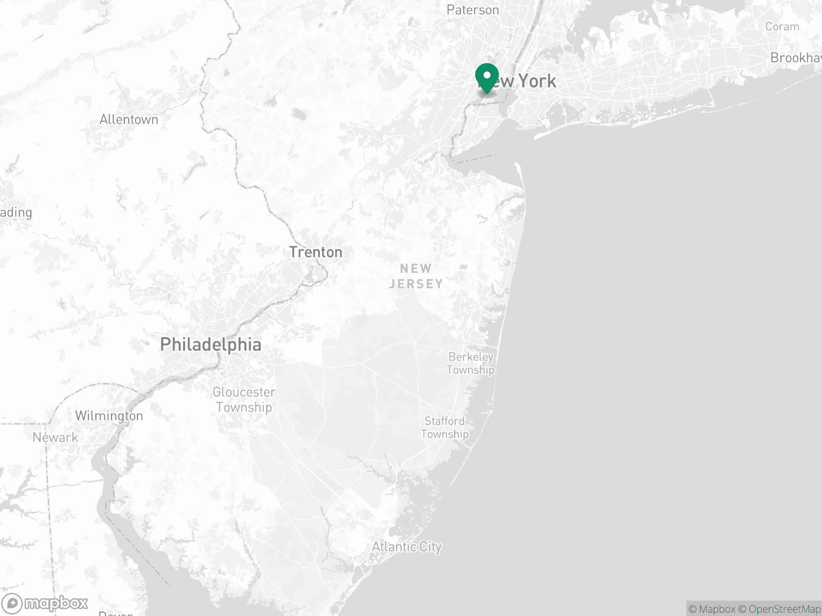 Practice Location Map