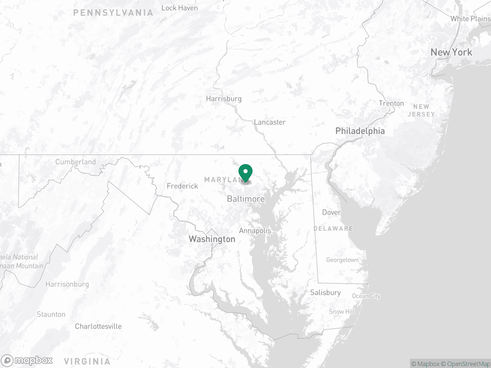 Practice Location Map