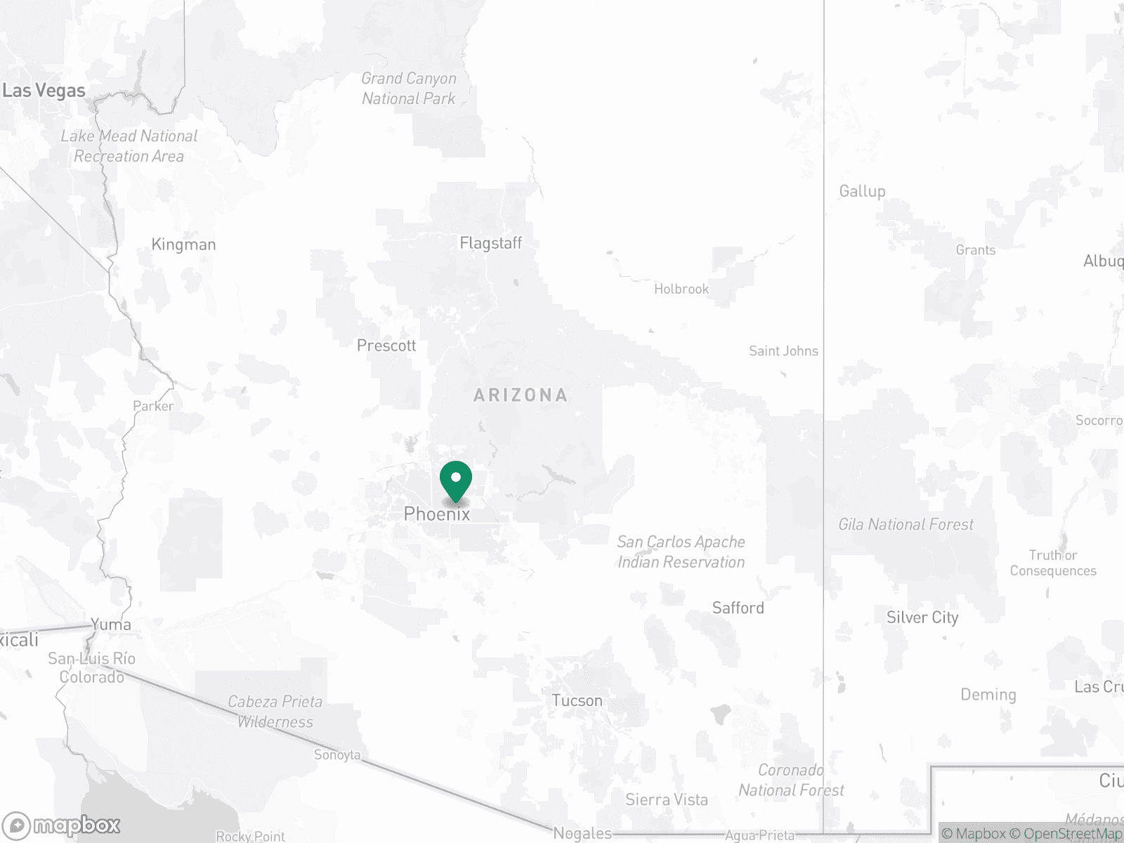 Practice Location Map