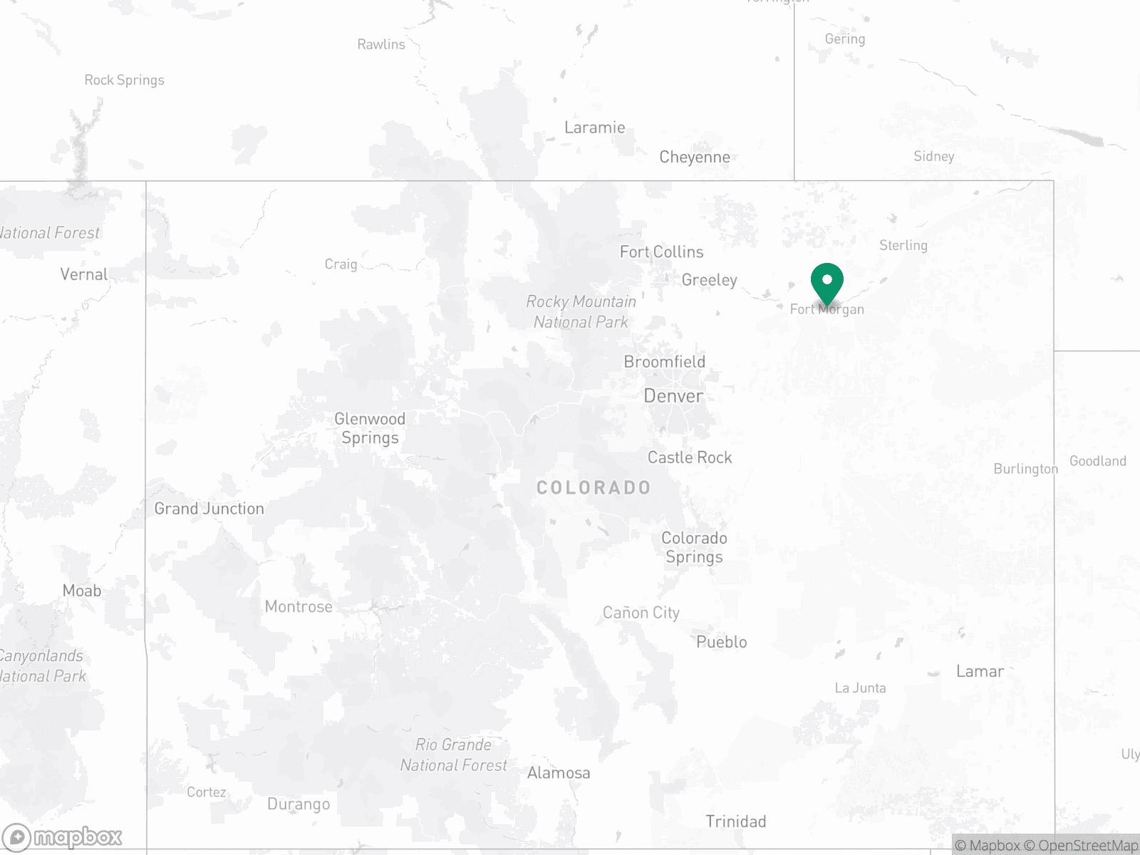 Practice Location Map