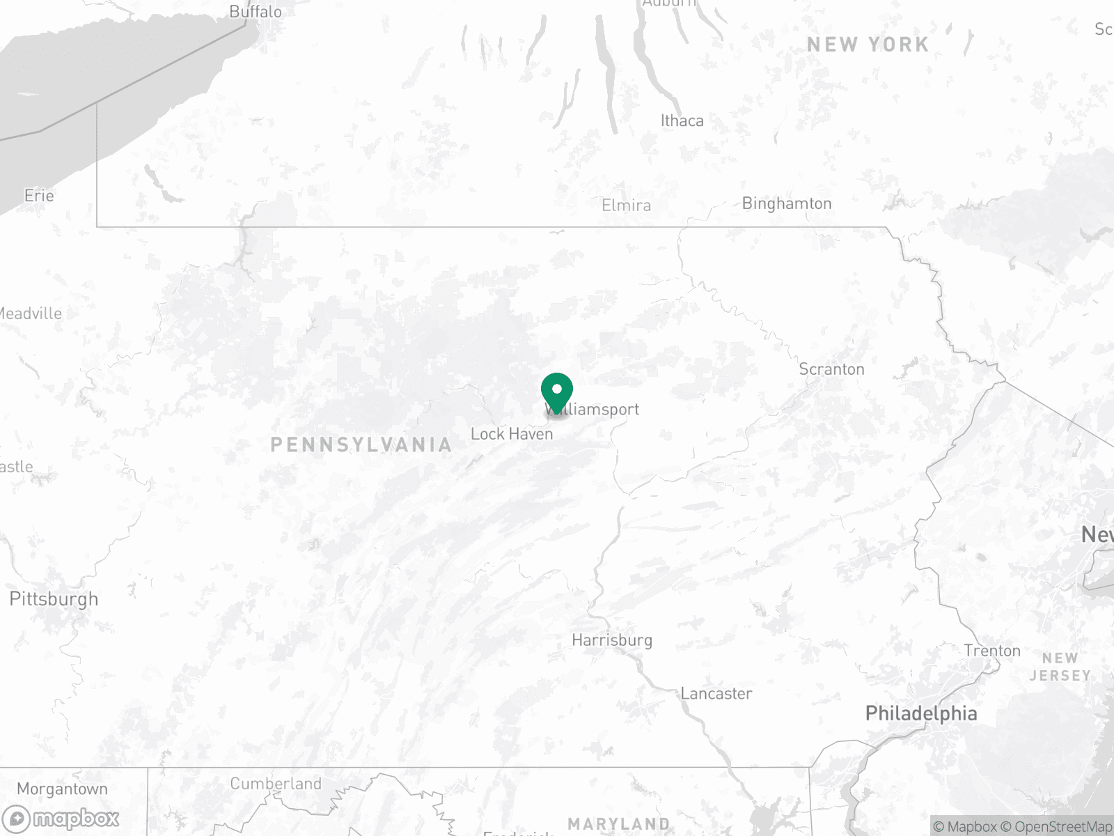 Practice Location Map