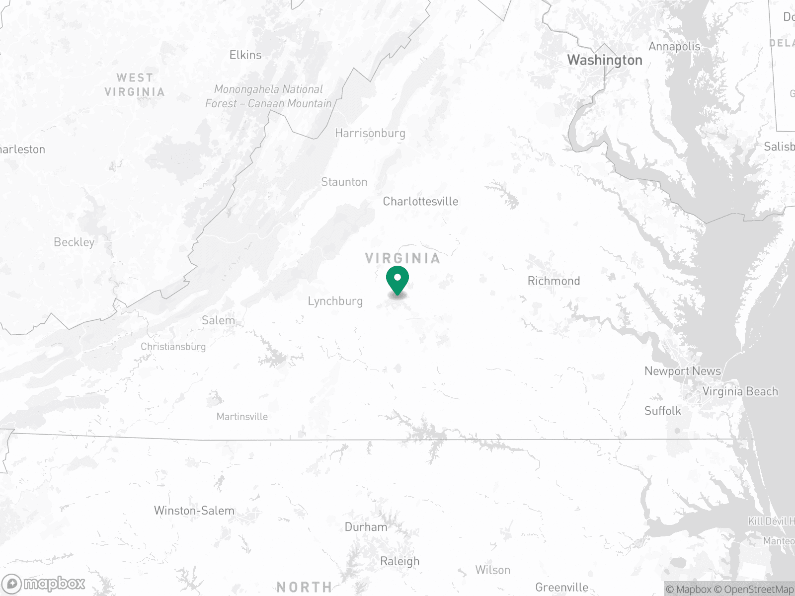 Practice Location Map