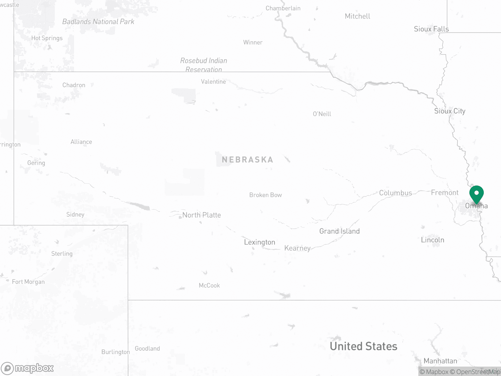 Practice Location Map