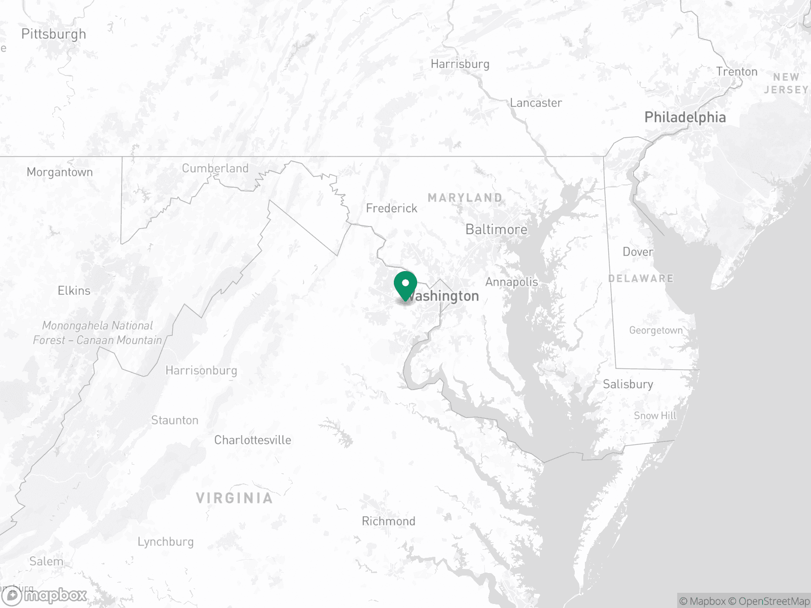Practice Location Map