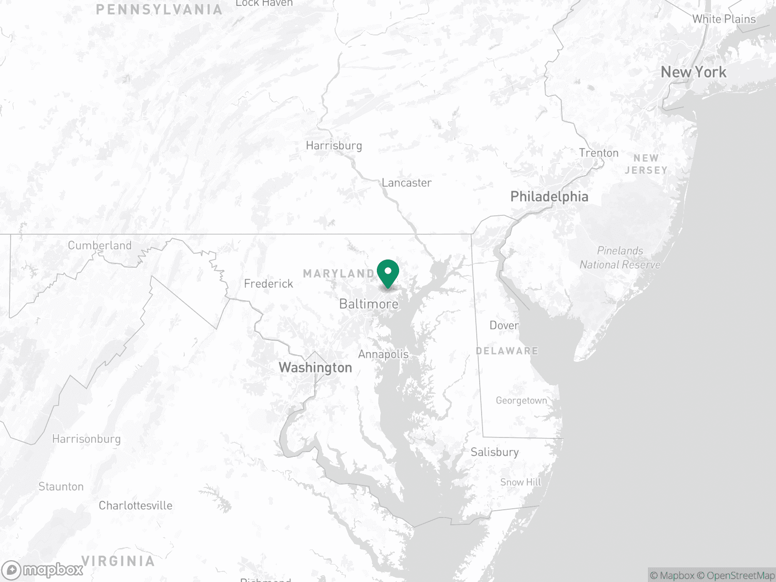 Practice Location Map
