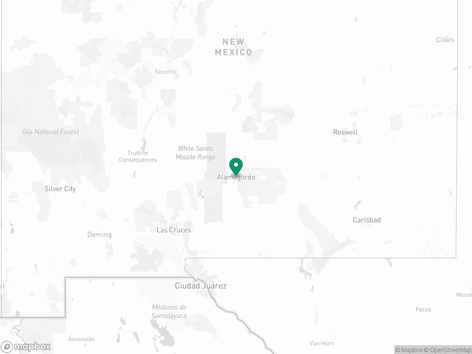 Practice Location Map