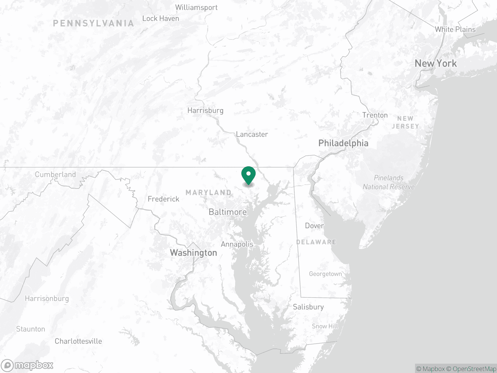 Practice Location Map