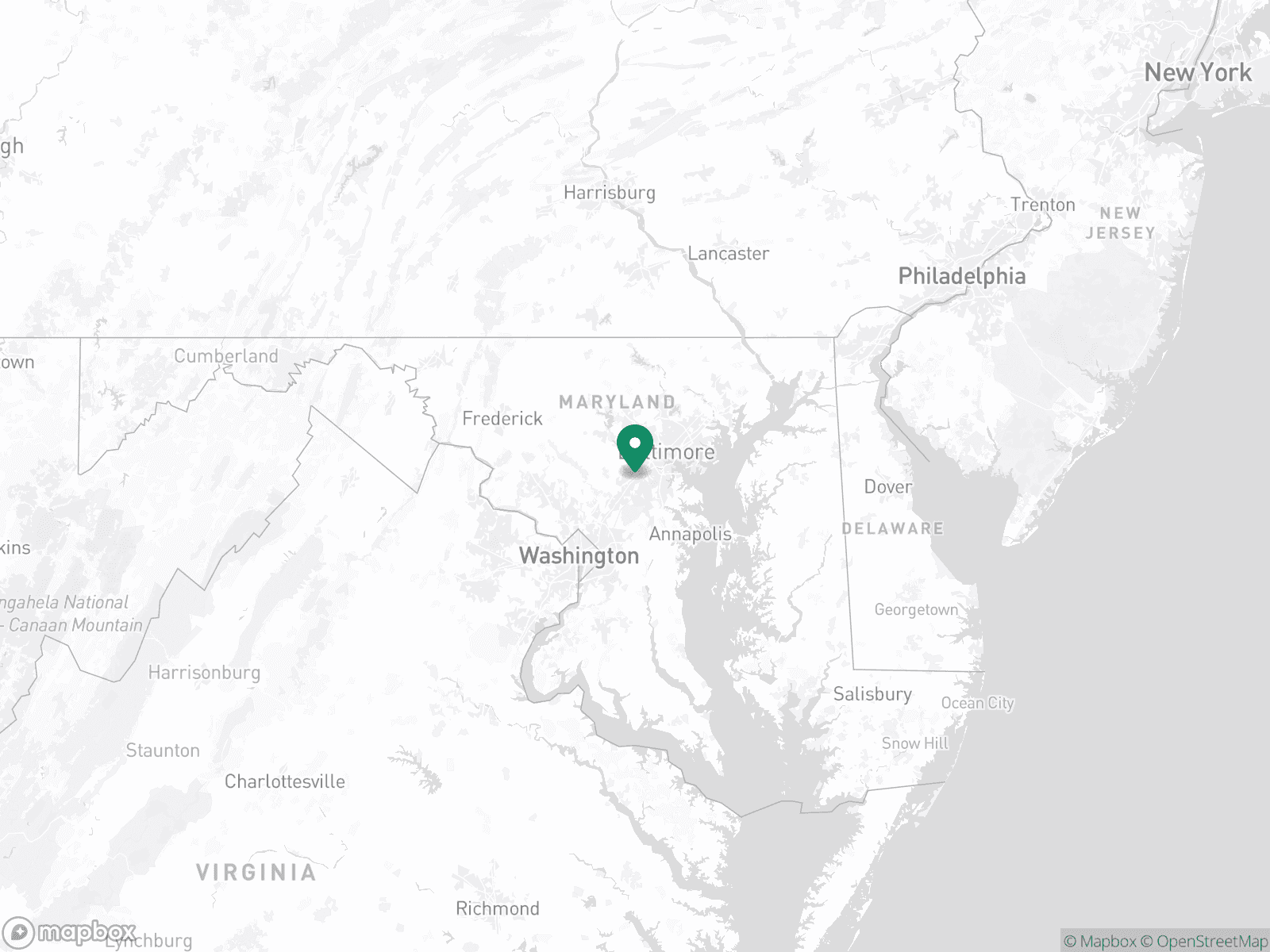 Practice Location Map